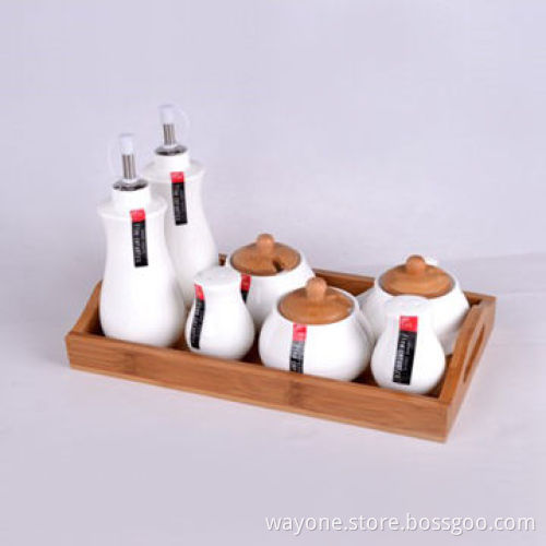 12pcs Oil and Vinegar Set, Includes Salt and Pepper Shaker, Sugar Bowl, New Bone China